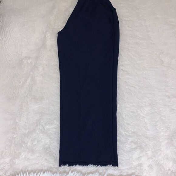 Vintage Navy High Waist Trouser Pants Size 12 Average - Picture 8 of 11